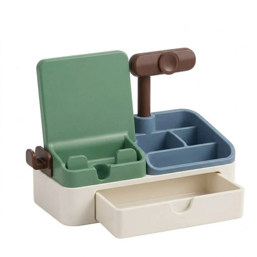Multi-Function Tech & Charging Organizer Station