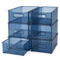 Stackable Clear Refrigerator Storage Bins